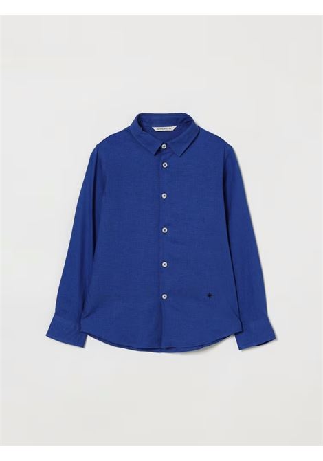 Camicia con logo ricamato MANUEL RITZ | MR3478ROYAL